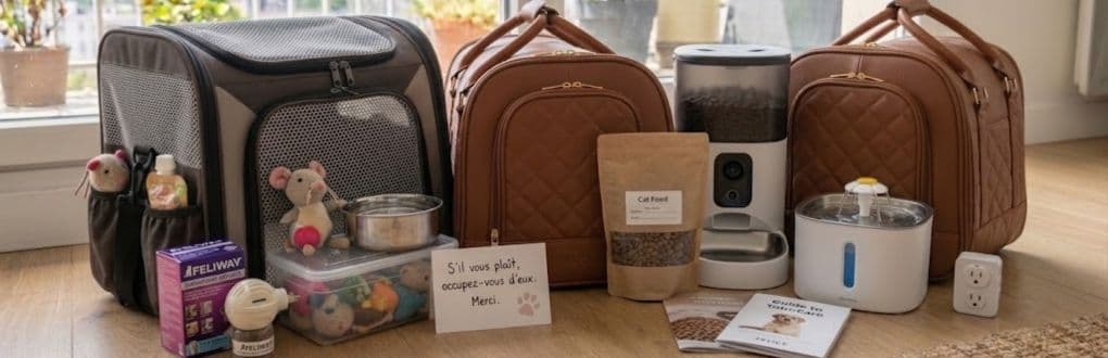 Chat et stress de séparation : partir en voyage sans culpabiliser Image
