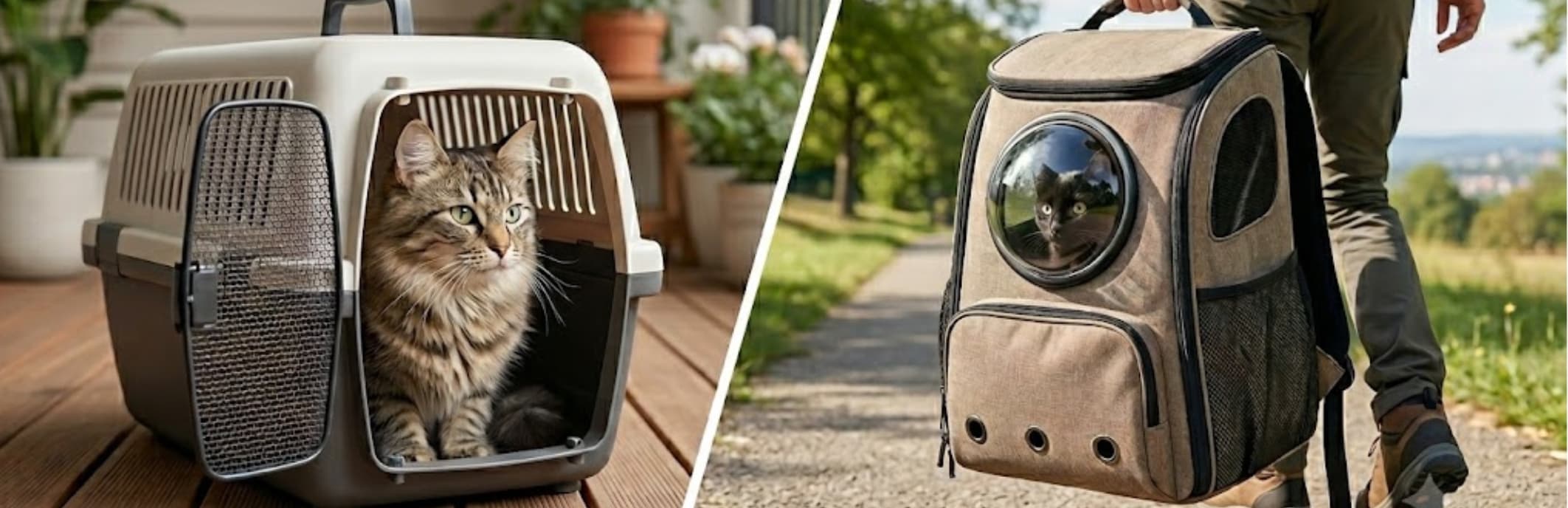 Panier transport chat vs sac à dos : lequel choisir 2026 Image