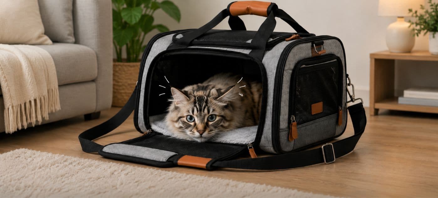 Mon chat est stressé en transport : toutes vos questions répondues