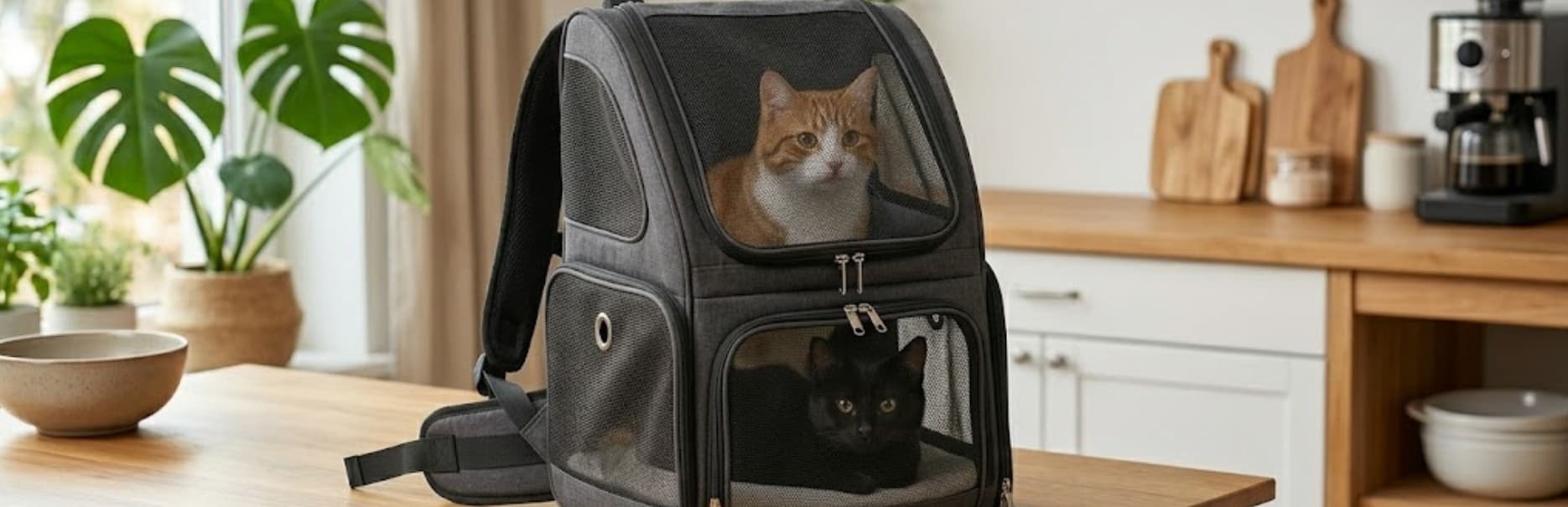 Sac à dos chat 2 places : peut-on vraiment transporter 2 chats ensemble ?