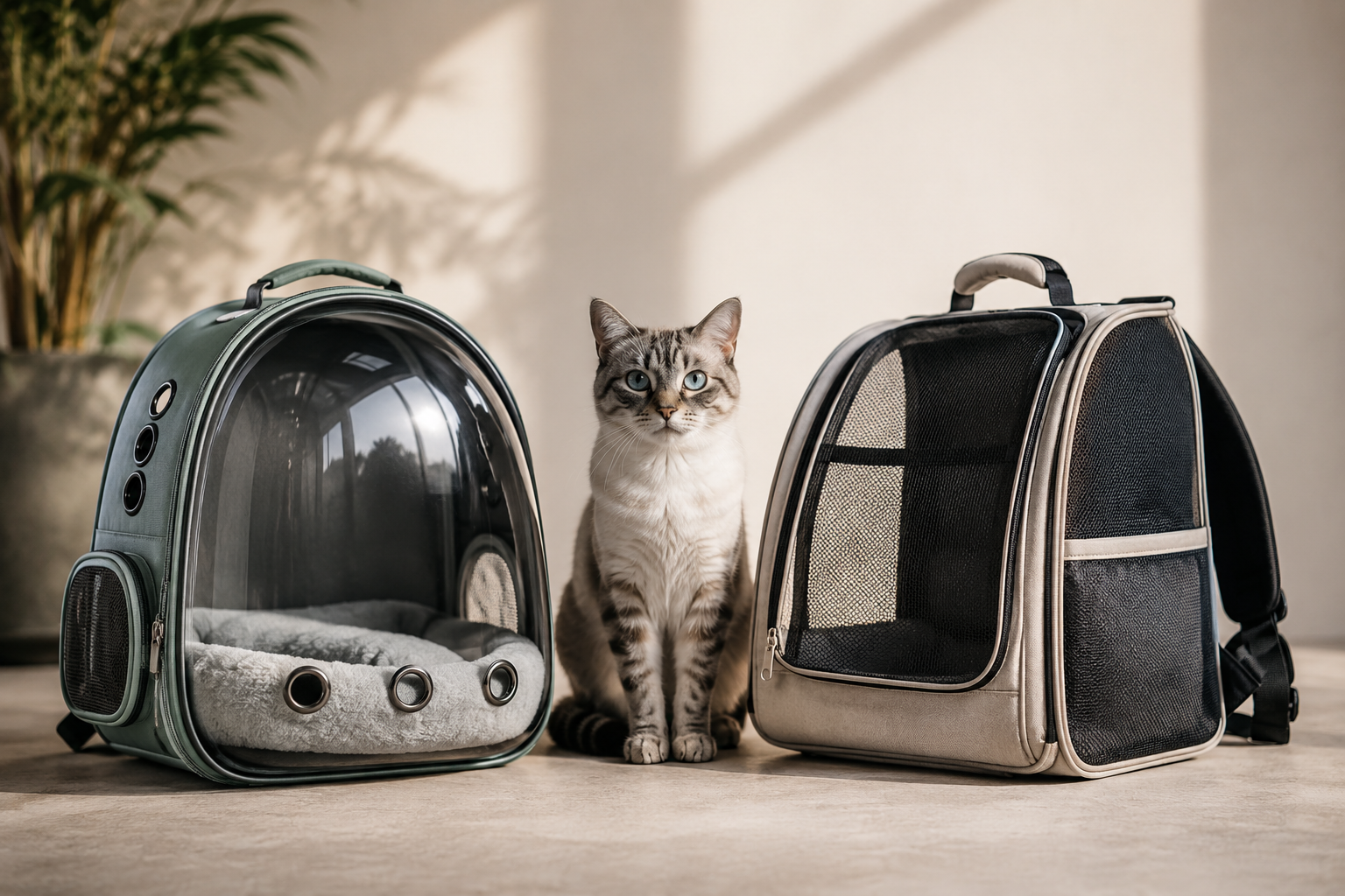 Sac à dos chat bulle vs sac respirant : comparatif complet 2026