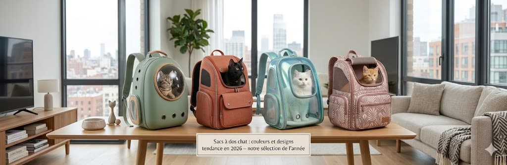 Sac à dos chat : couleurs et designs tendance en 2026 — notre sélection