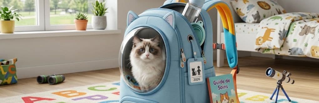 Sac à dos chat pour enfant : est-ce vraiment adapté ? Test et conseils 2026
