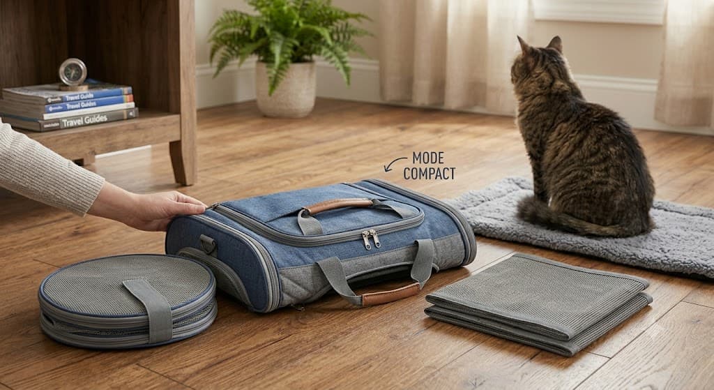 Sac de transport pour chat pliable : guide complet 2026 Image