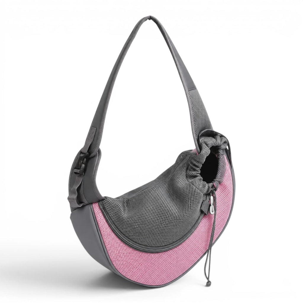 sac bandoulière chat rose