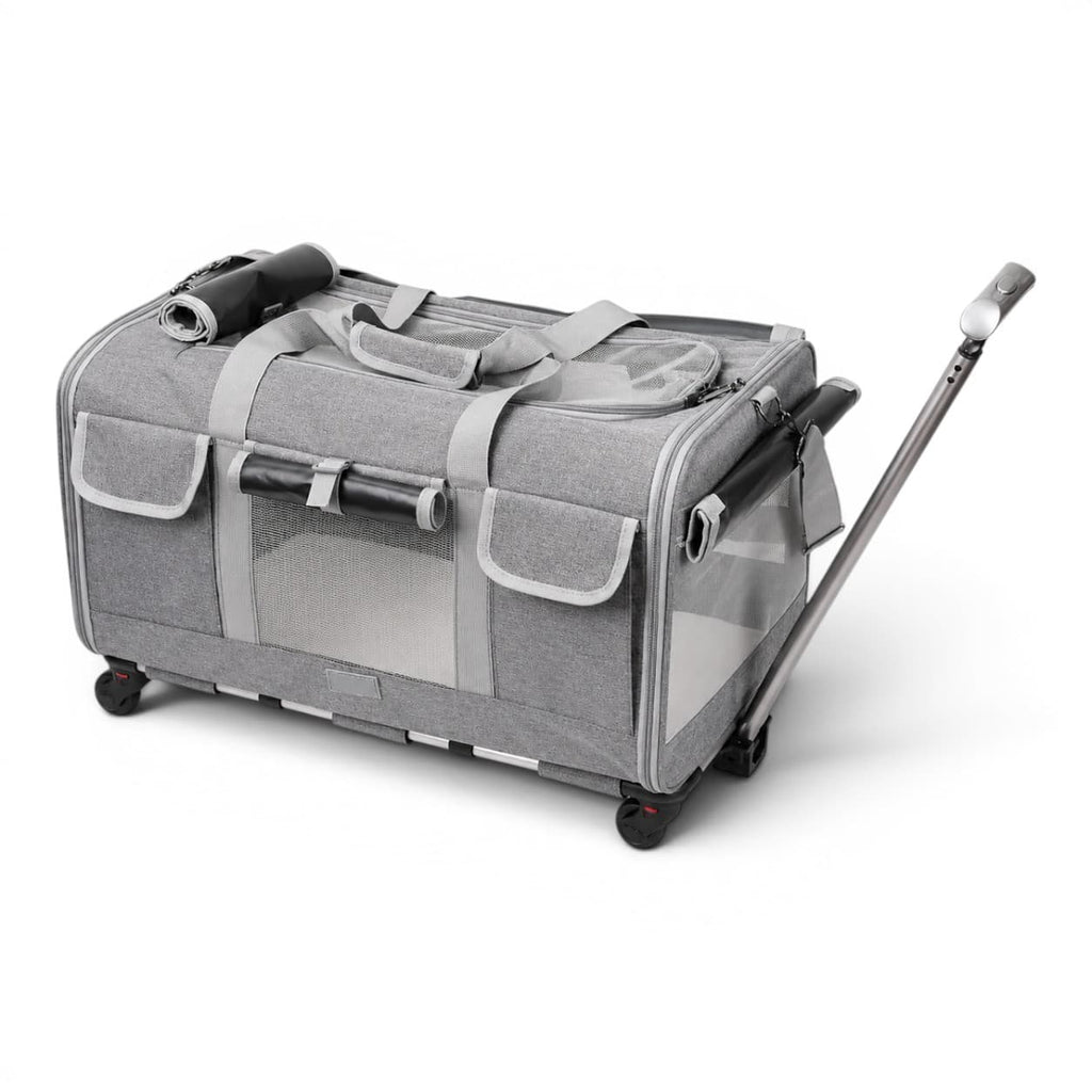 sac de transport chat à roulettes