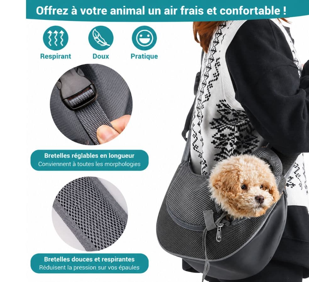 sac bandoulière chat 