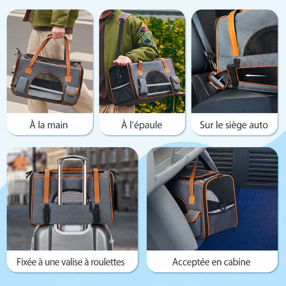 sac de transport pour chat xxl