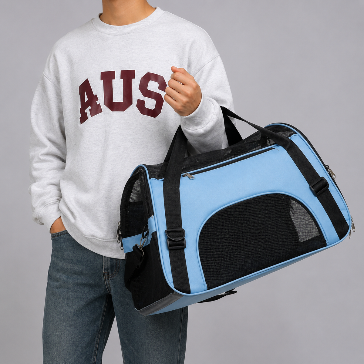 Sac de Transport pour Chat 7 kg – Solide, Confortable & Sécurisé