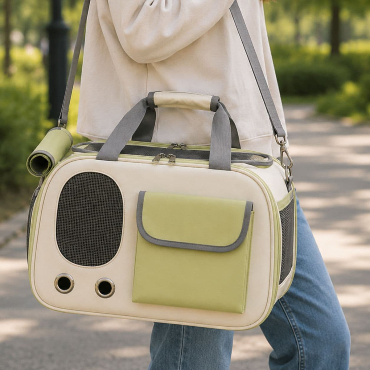 sac de transport portable pour chat