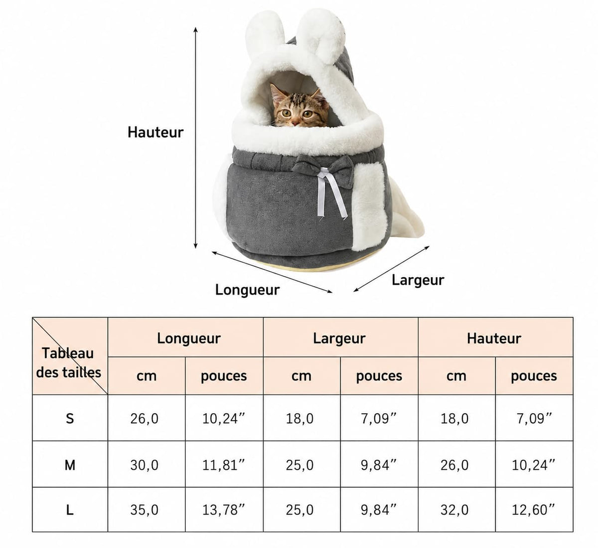 sac de transport chaud pour chat