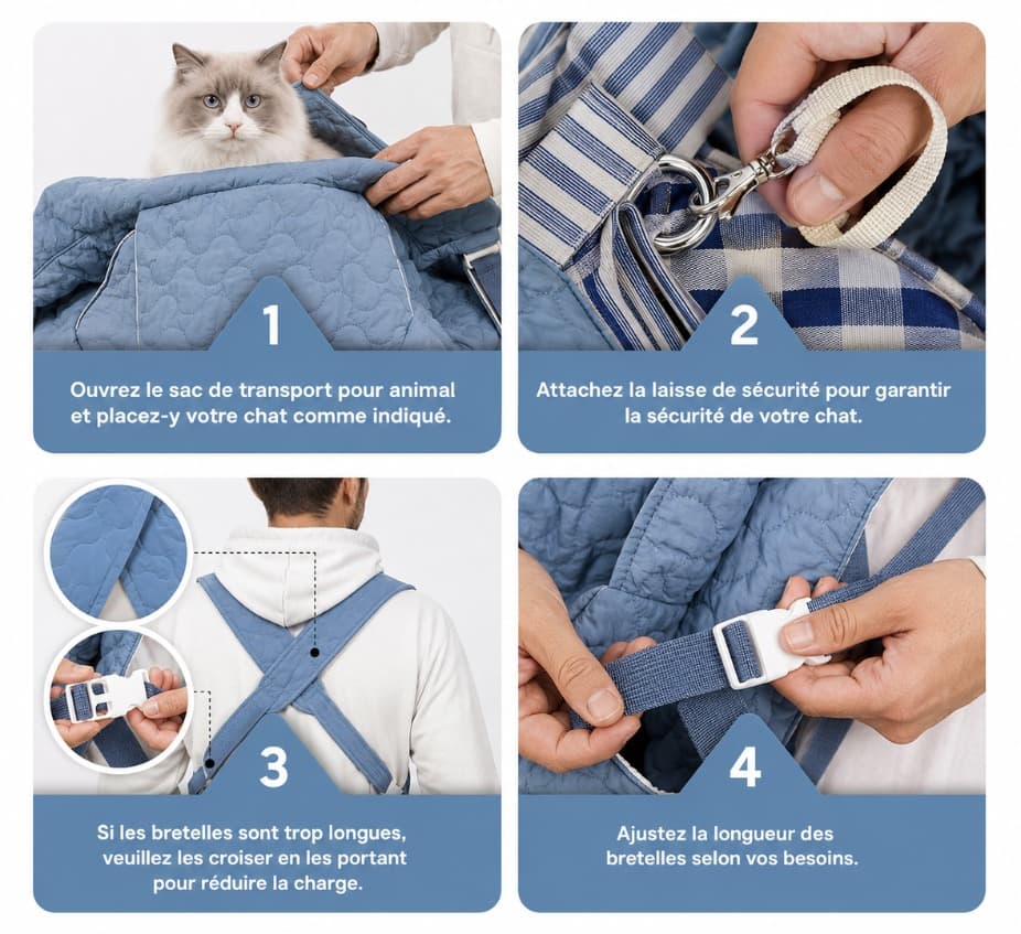 sac ventral pour chat